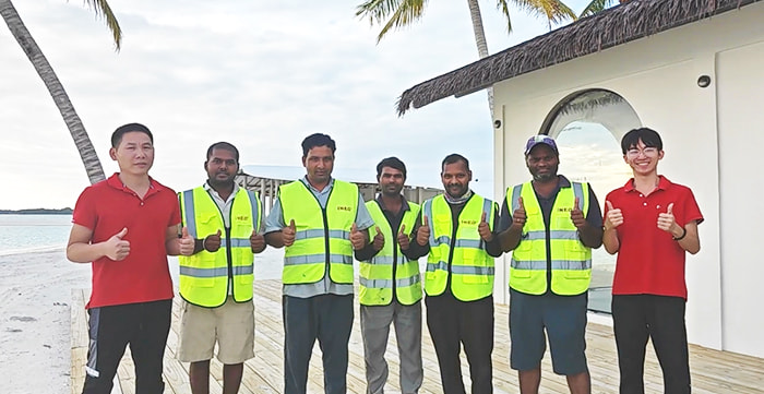 Installation Update from Our Teams in the Maldives